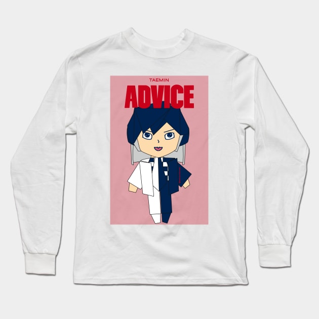 Taemin Advice Long Sleeve T-Shirt by EV Visuals